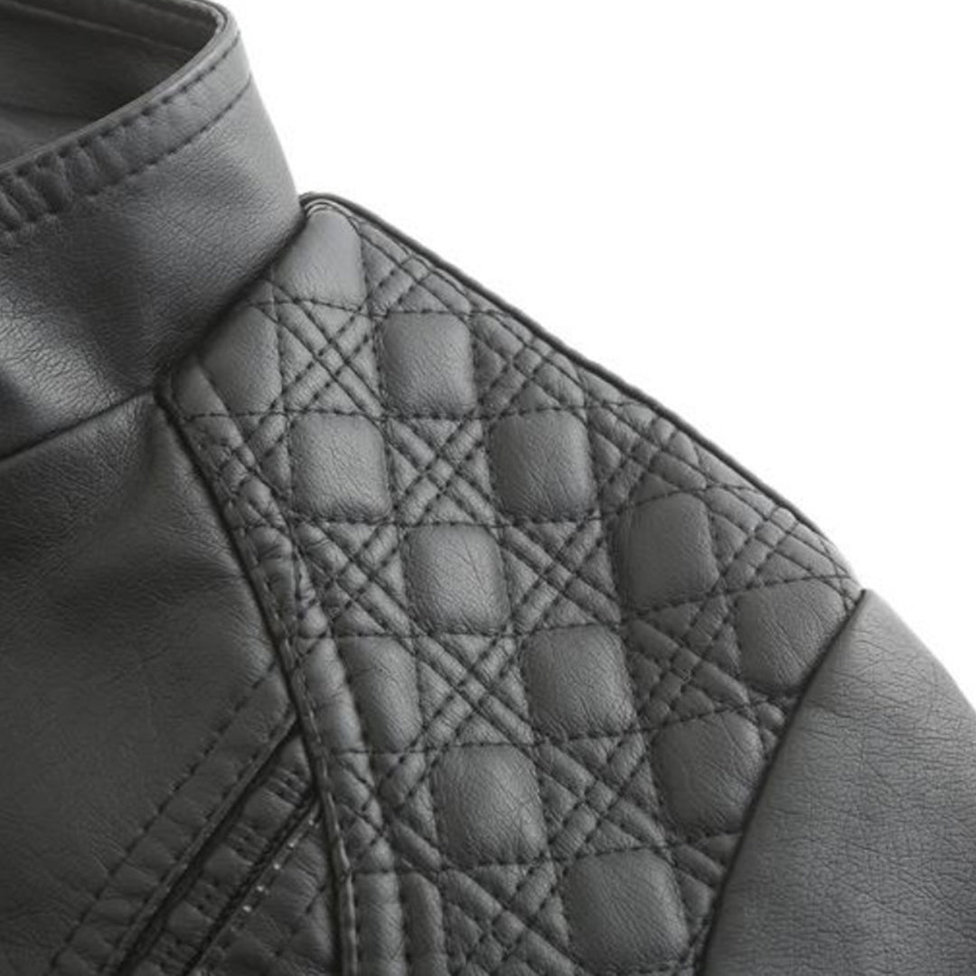 Elegant Leather Jacket for Women