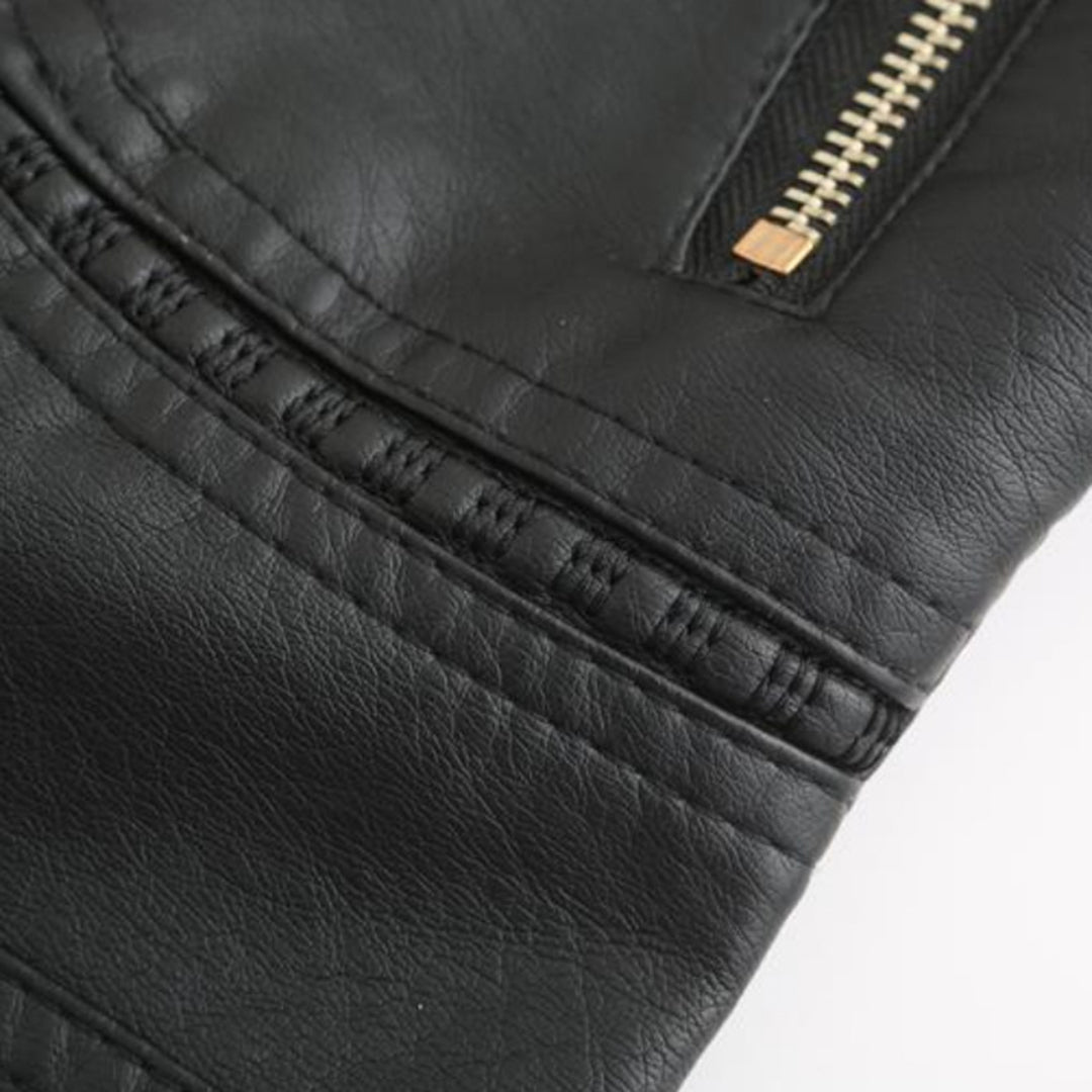 Elegant Leather Jacket for Women