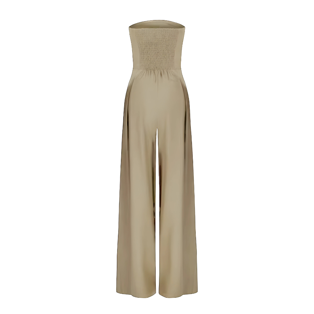Alyssa - Wide Leg Strapless Jumpsuit