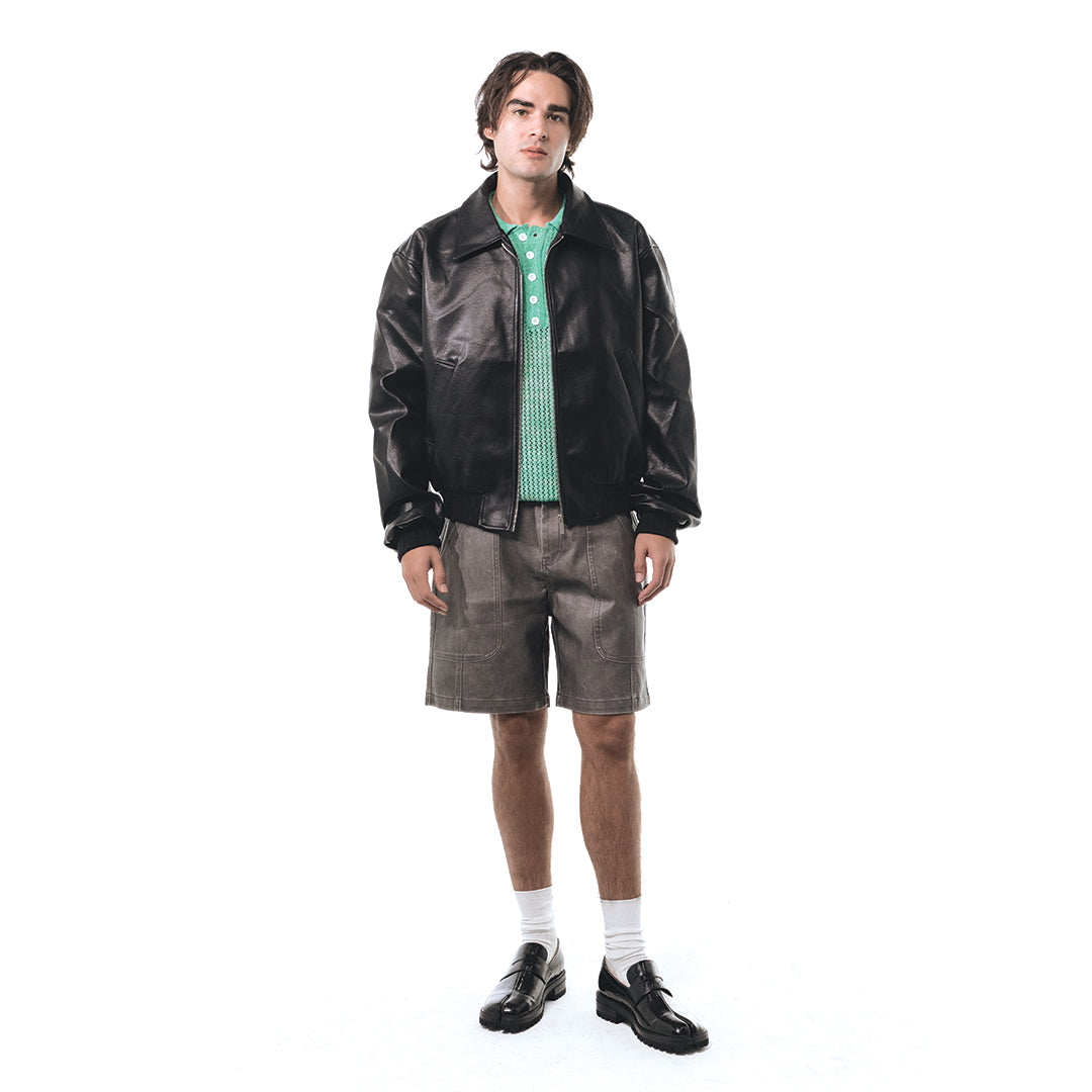 Patchwork Cargo Denim Jacket