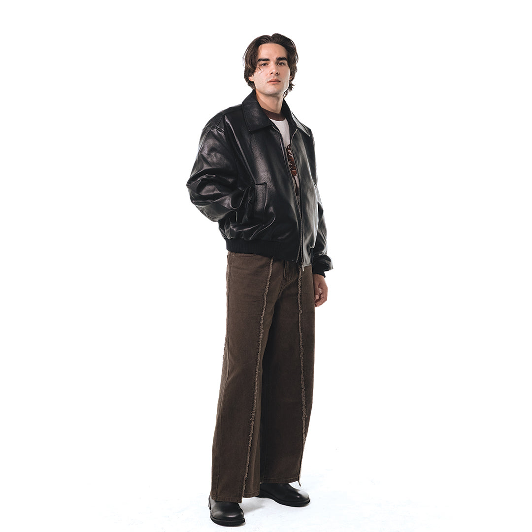 Patchwork Cargo Denim Jacket