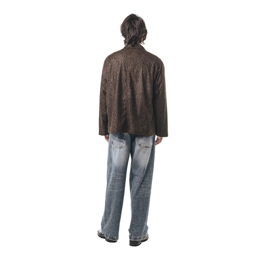 Patchwork Cargo Denim Jacket