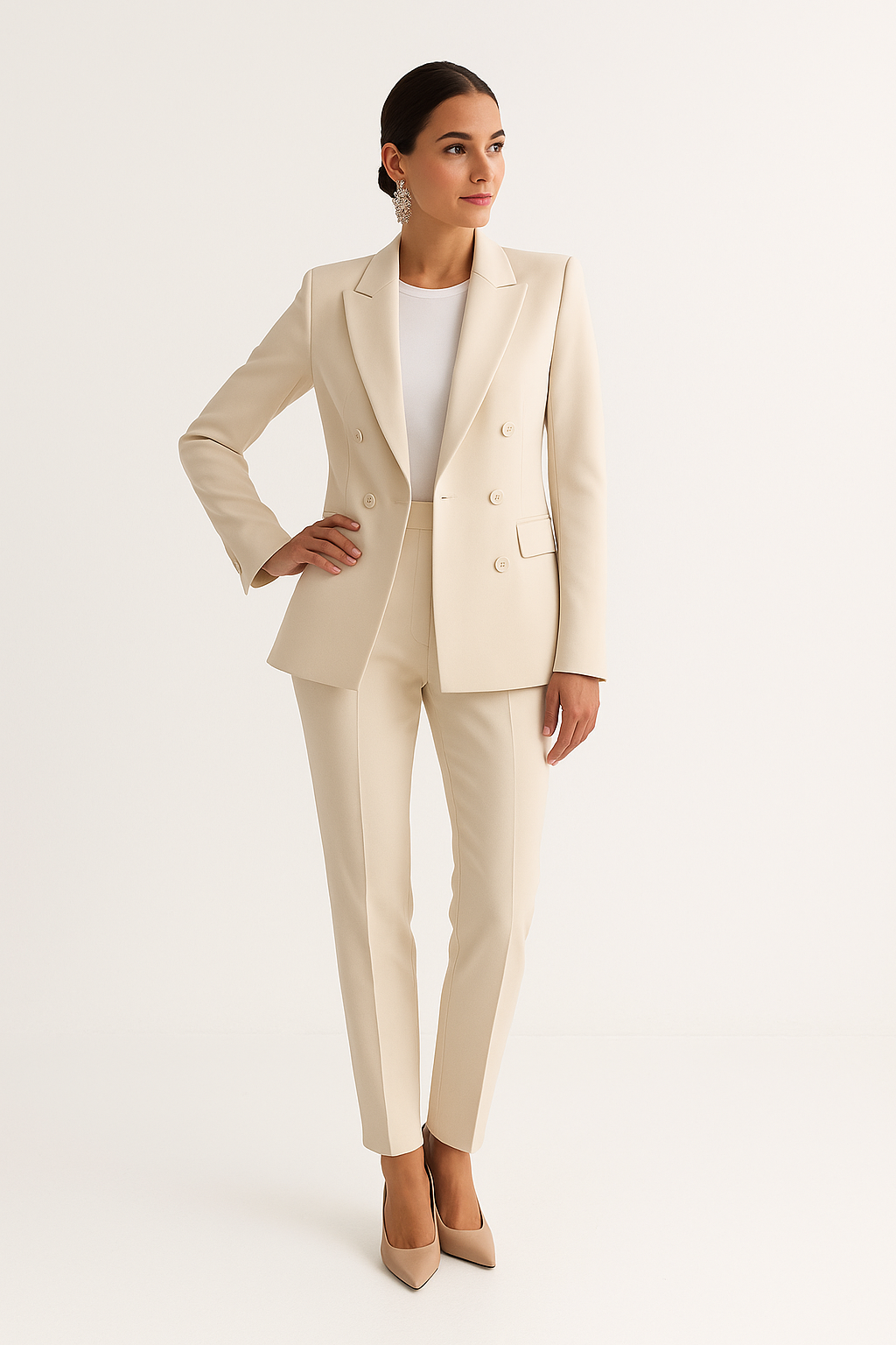 Sławomira – Elegant women's suit with a tailored cut