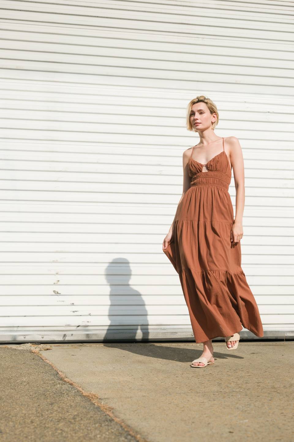 Effortless Woven Maxi Dress
