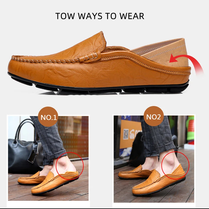 Urban Vogue™ Genova Elegant Buckle Loafers