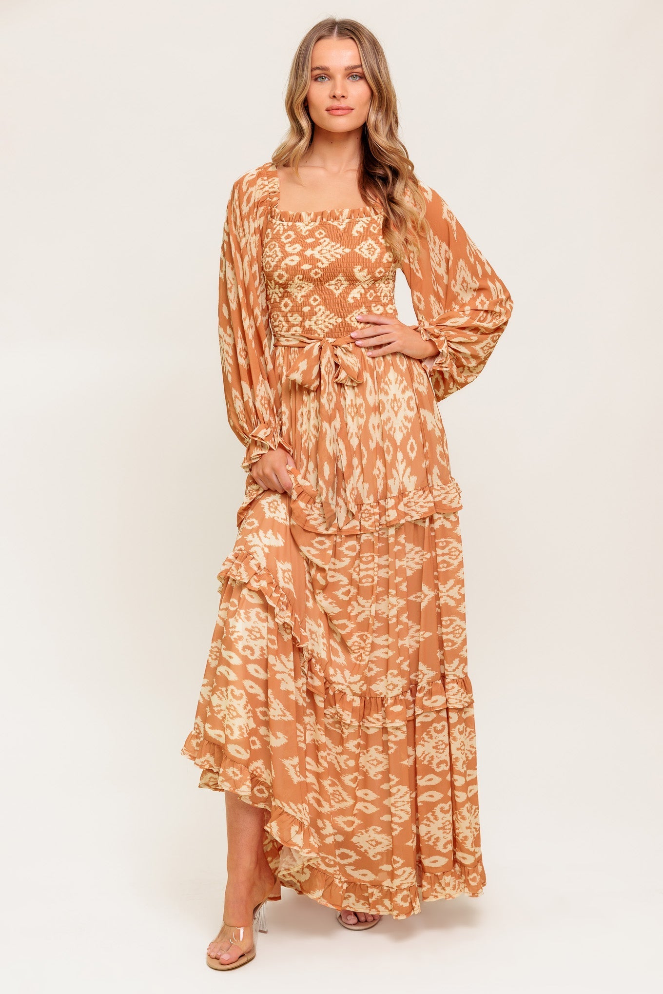 Women's Cosmopolitan Woven Maxi Dress.