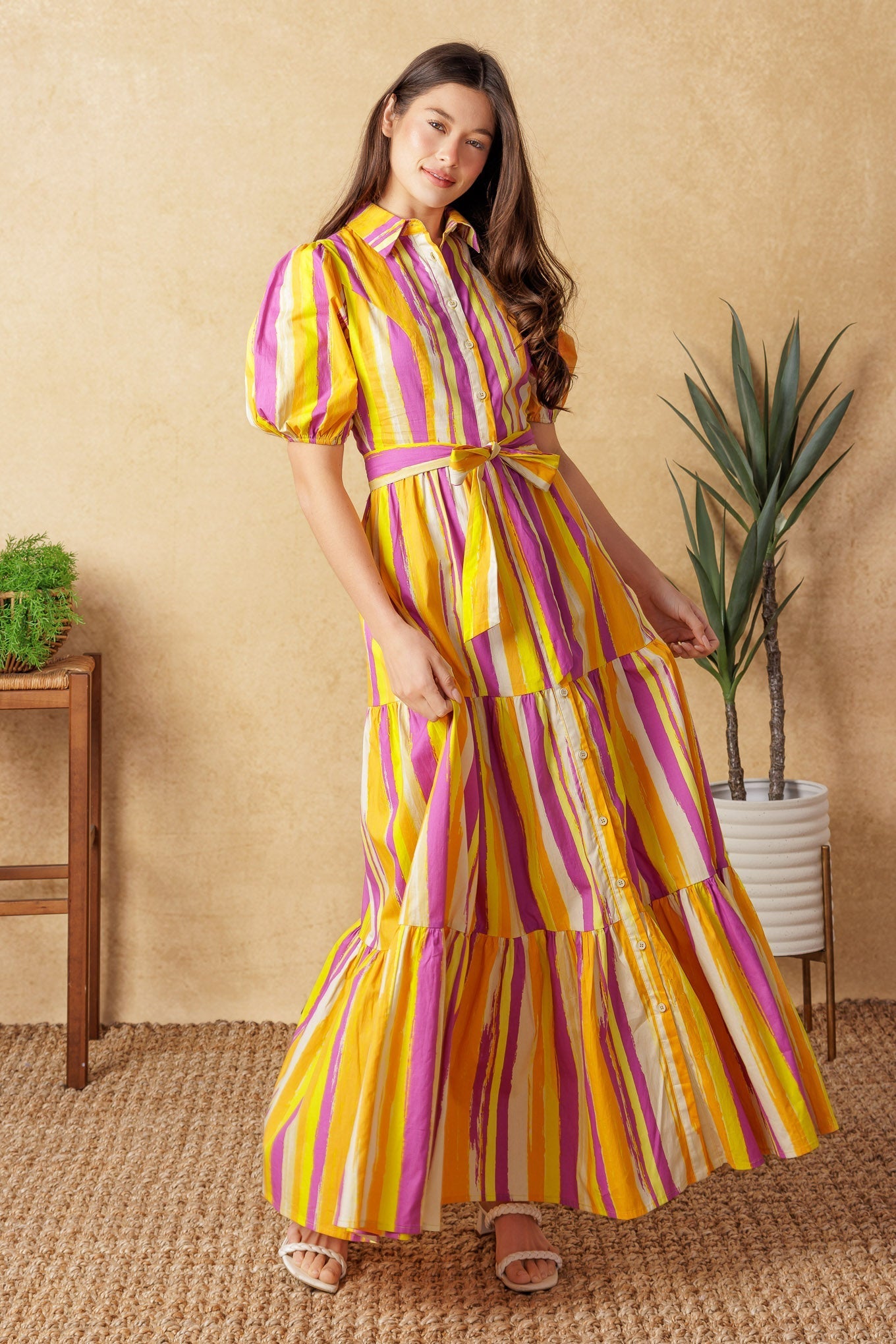 Soirée Sweetness Poplin Maxi Dress