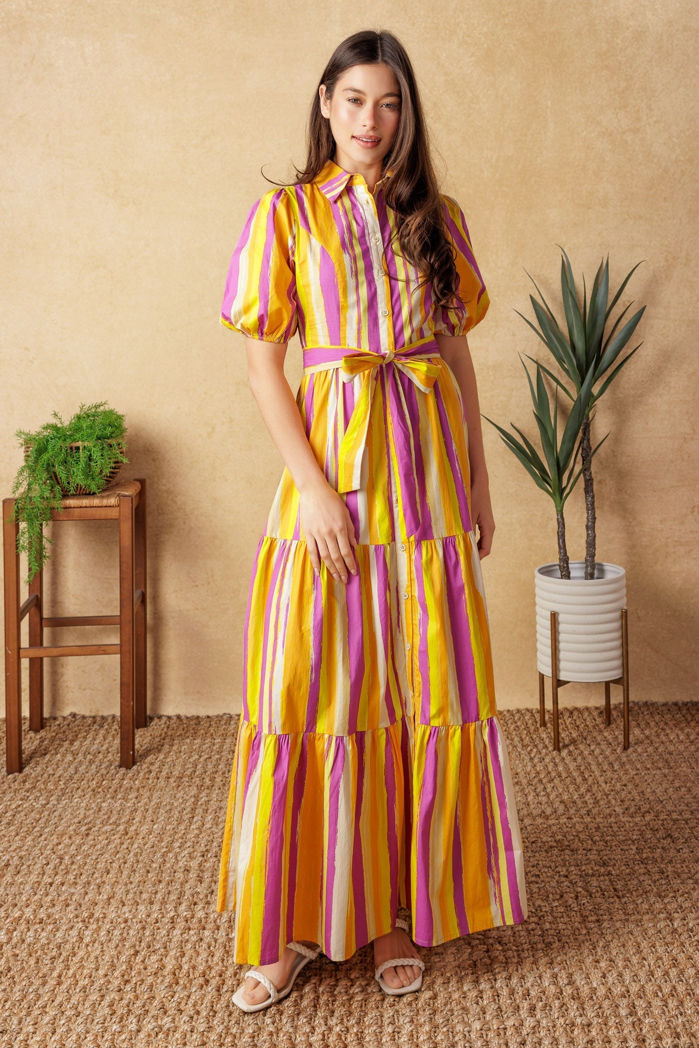 Soirée Sweetness Poplin Maxi Dress