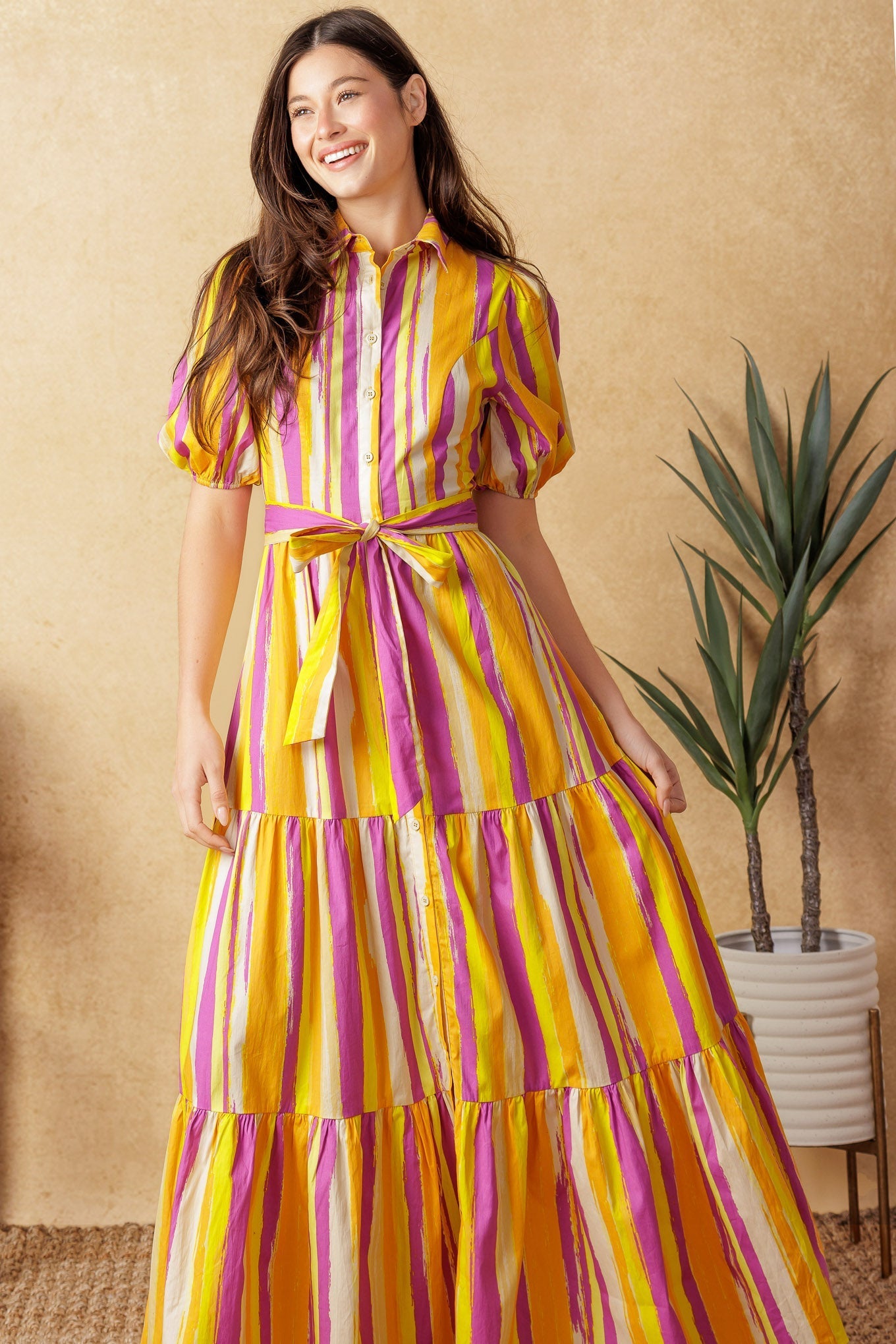 Soirée Sweetness Poplin Maxi Dress