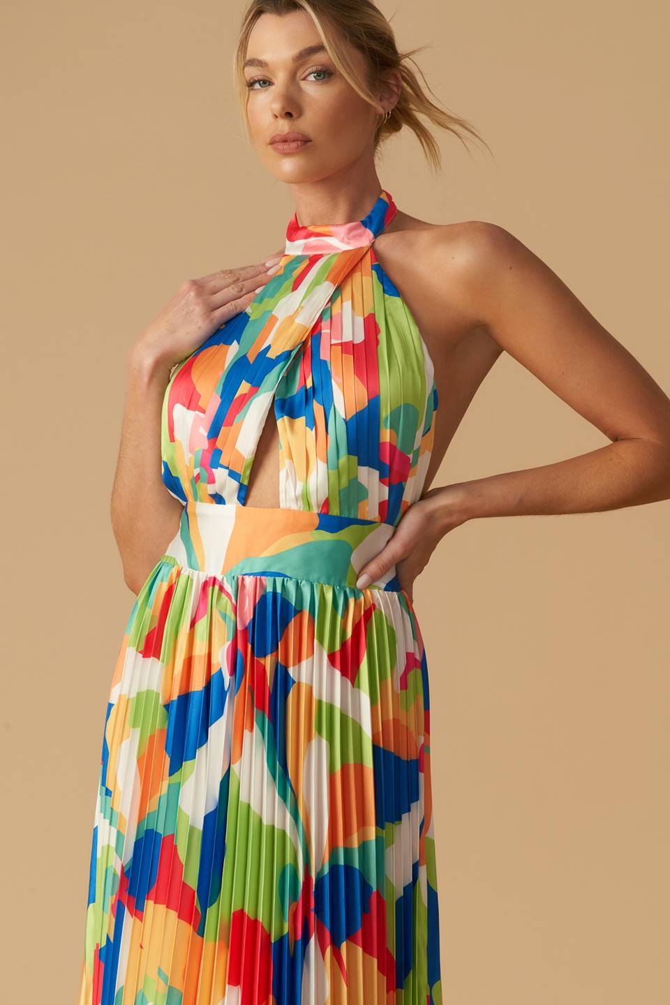 Keep Blooming Floral Woven Maxi Dress
