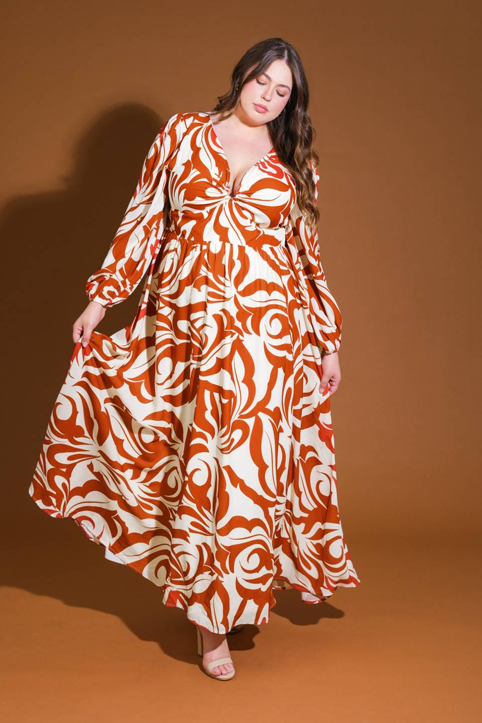 Love in Your Eyes Romantic Woven Maxi Dress