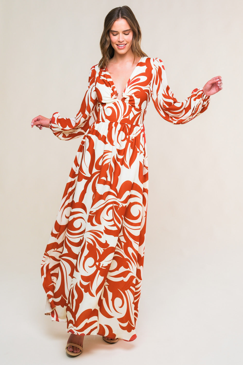 Love in Your Eyes Romantic Woven Maxi Dress