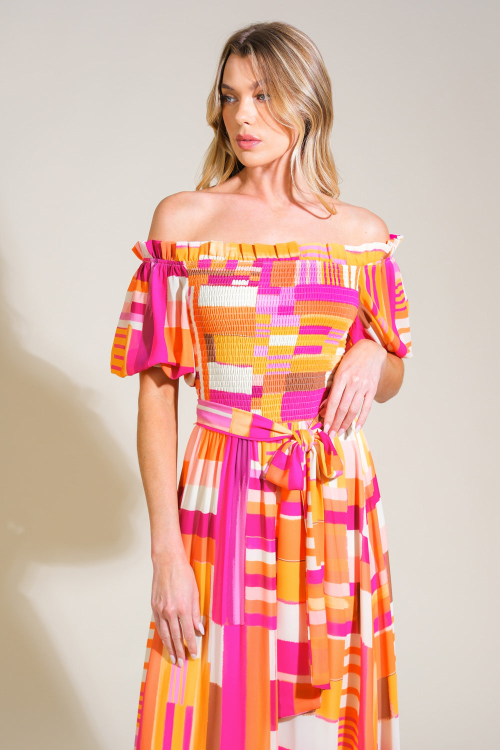 Sunshine Squeeze Woven Maxi