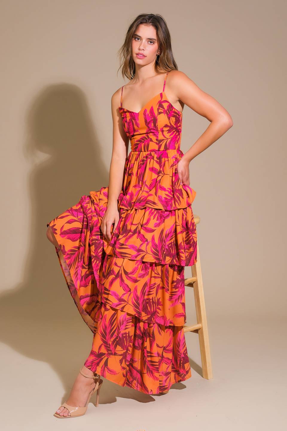 Stunning Woven Maxi Dress