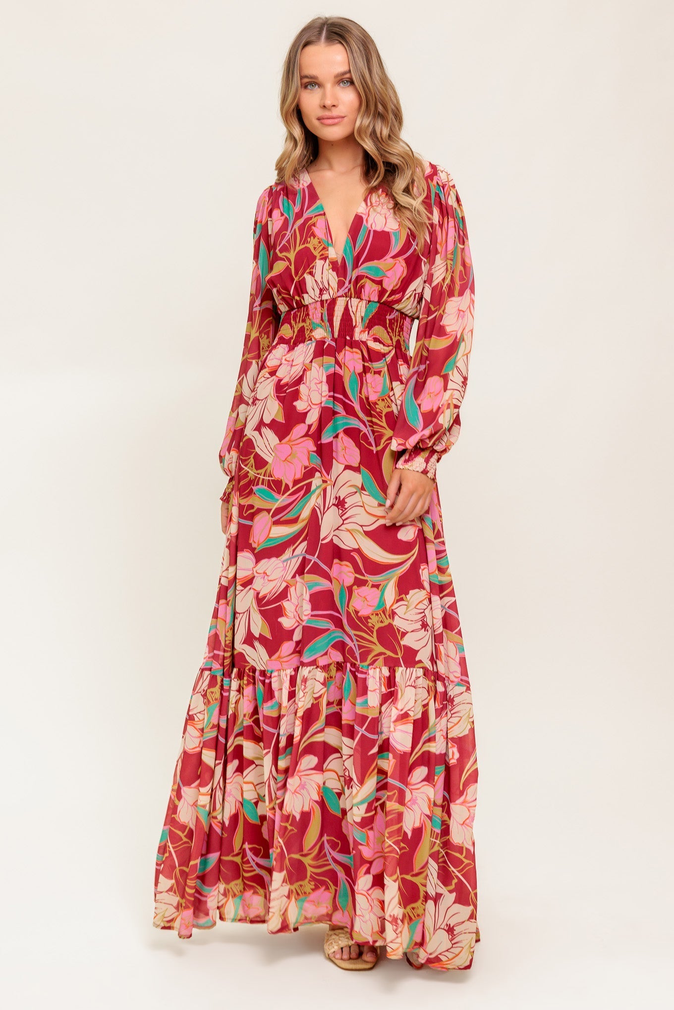 Classic- Amazing Presence Woven Maxi Dress