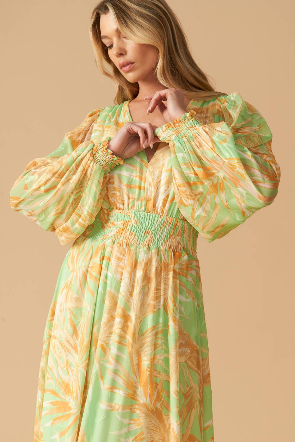 Sunset Sashay Woven Maxi Dress