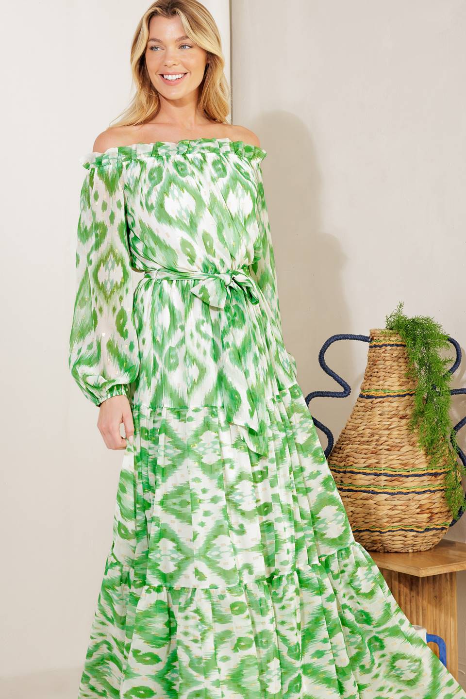 Eclipse Whisper Woven Maxi Dress