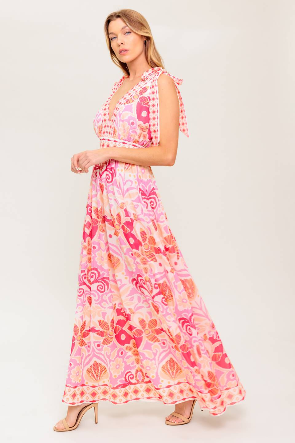"LEAVE IT TO FATE" Woven Maxi Dress