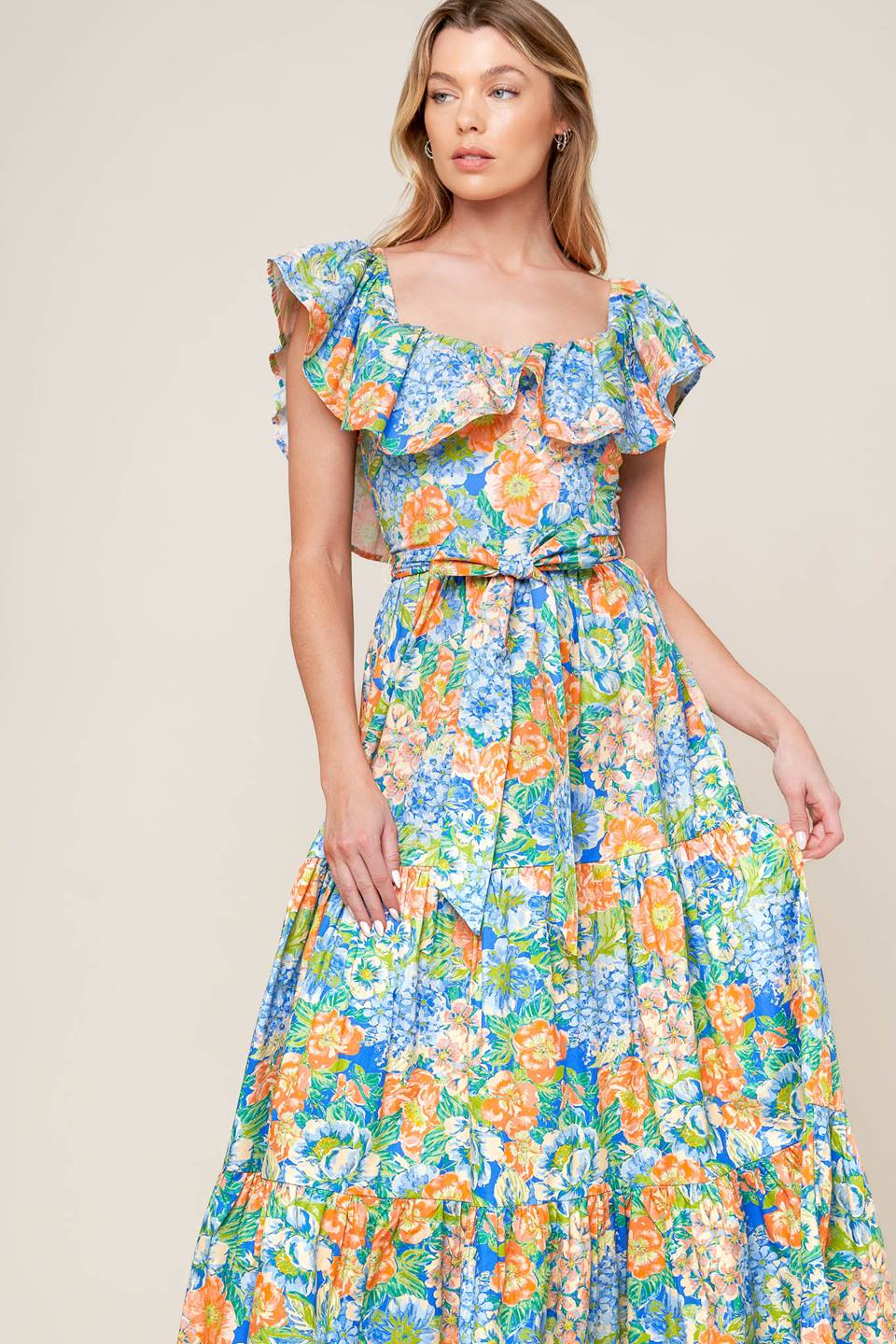 Garden Party Woven Maxi Dress