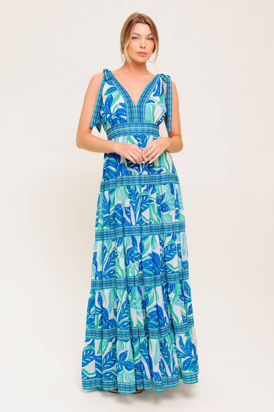 "Show Your Love" Woven Maxi Dress