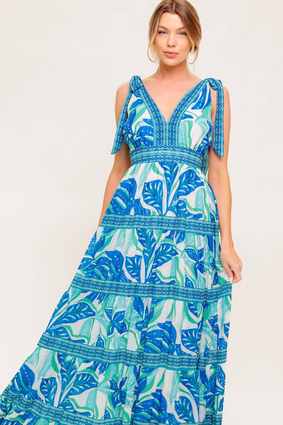 "Show Your Love" Woven Maxi Dress
