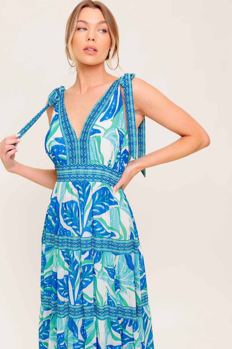 "Show Your Love" Woven Maxi Dress