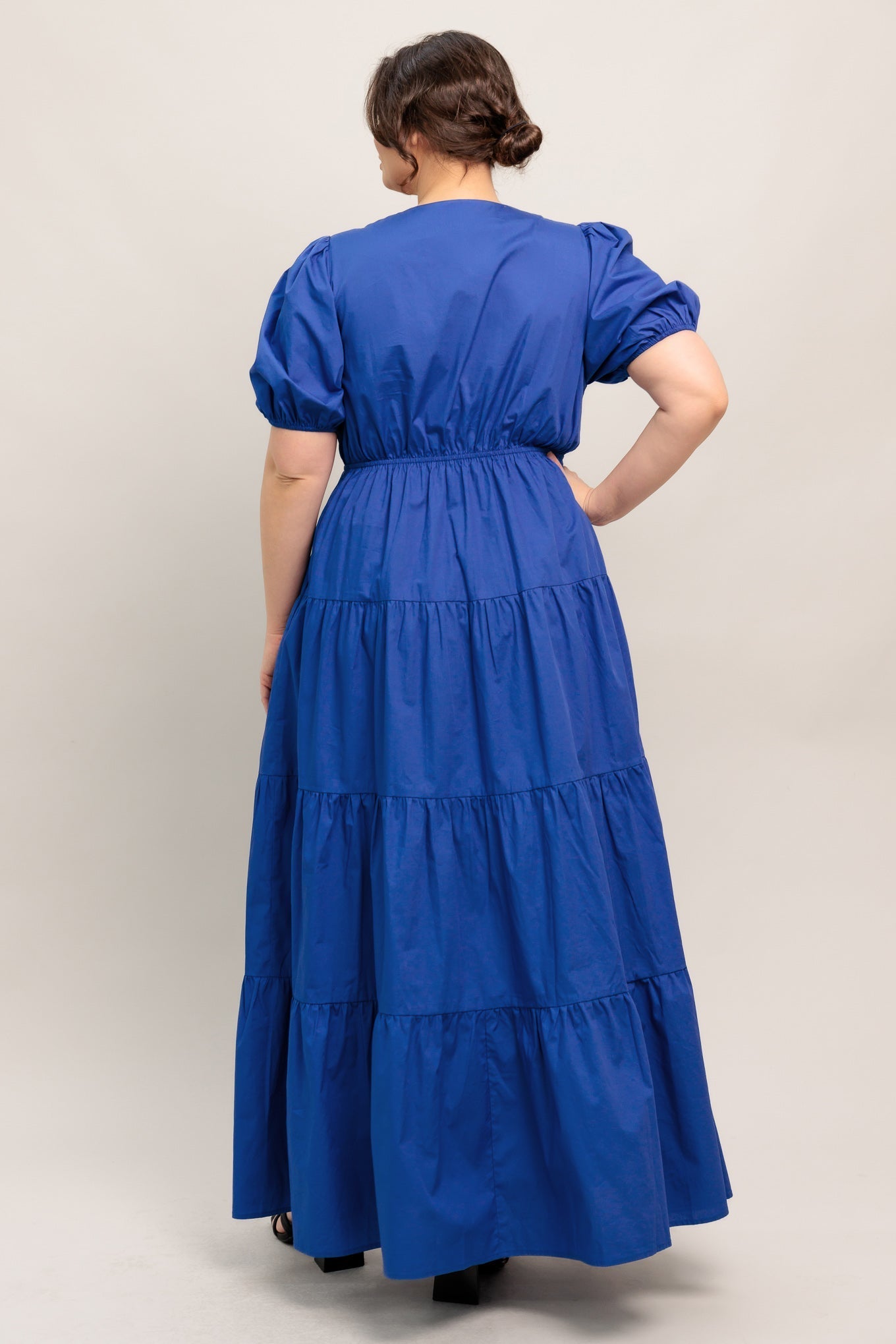 Royal Blue Woven Maxi Dress — Summer Glow