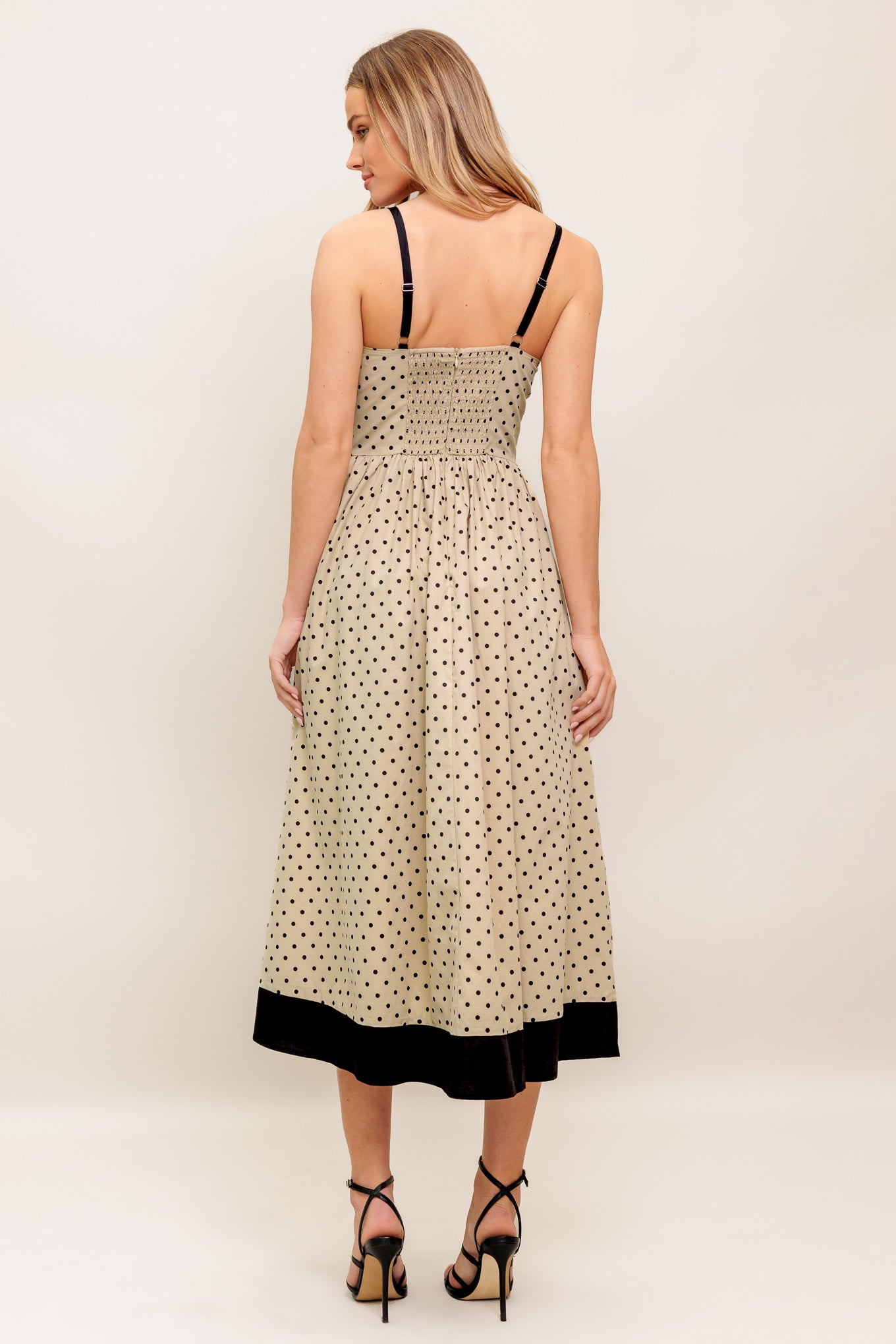 Polka Passion Polka-Dot Woven Maxi Dress