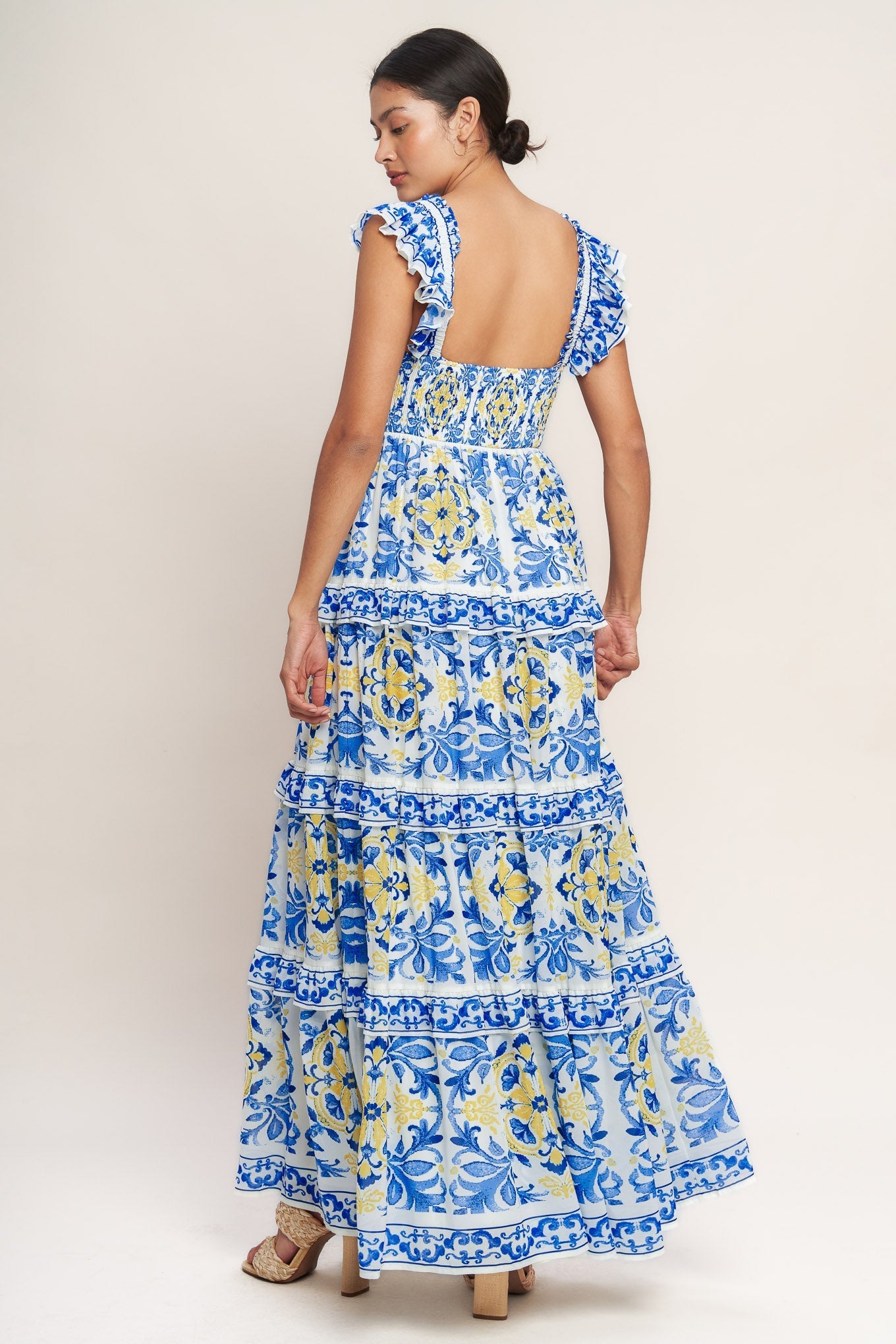 Salty Air Sweetheart Woven Maxi Dress