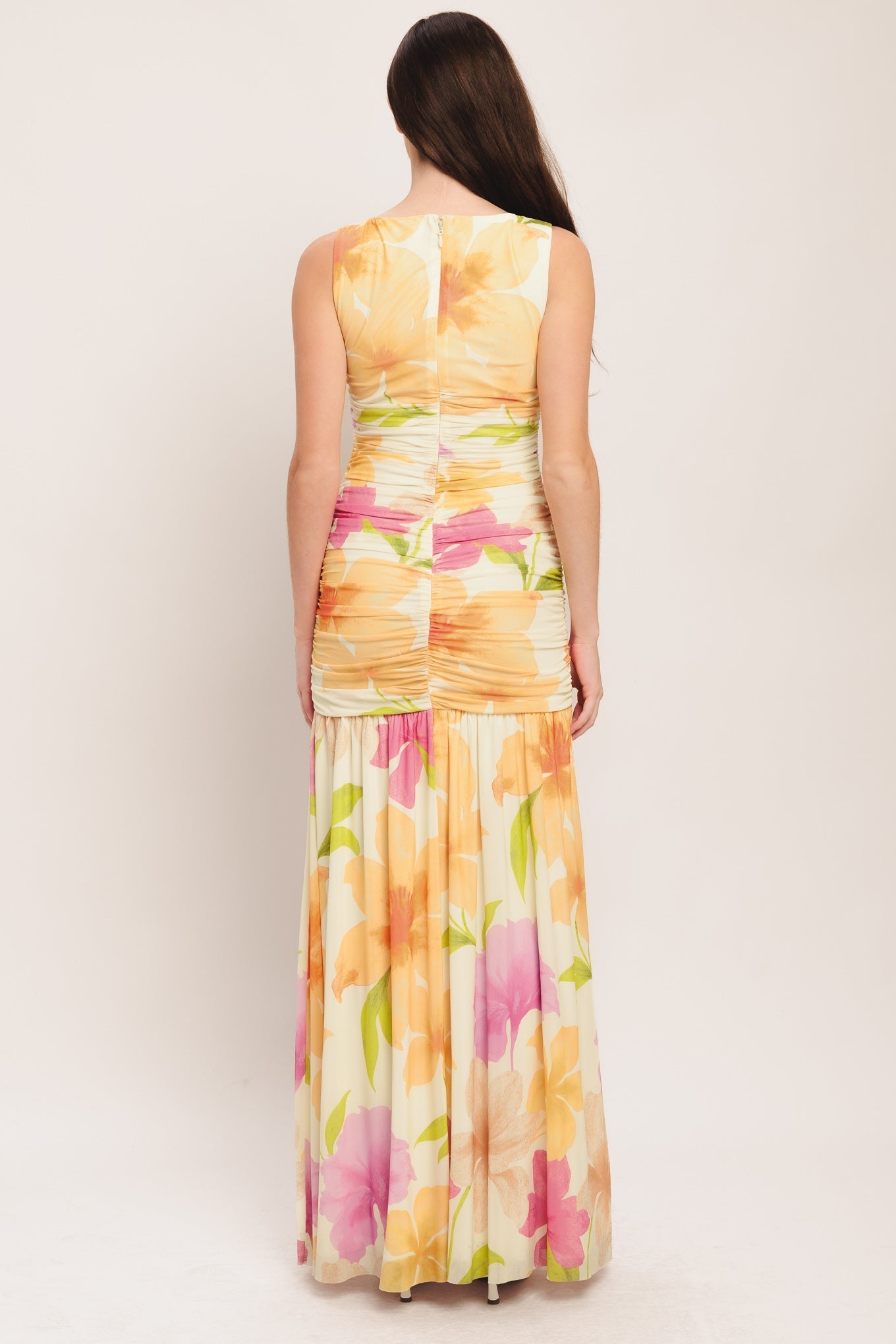 Warm Breeze Blooms Power Maxi Dress