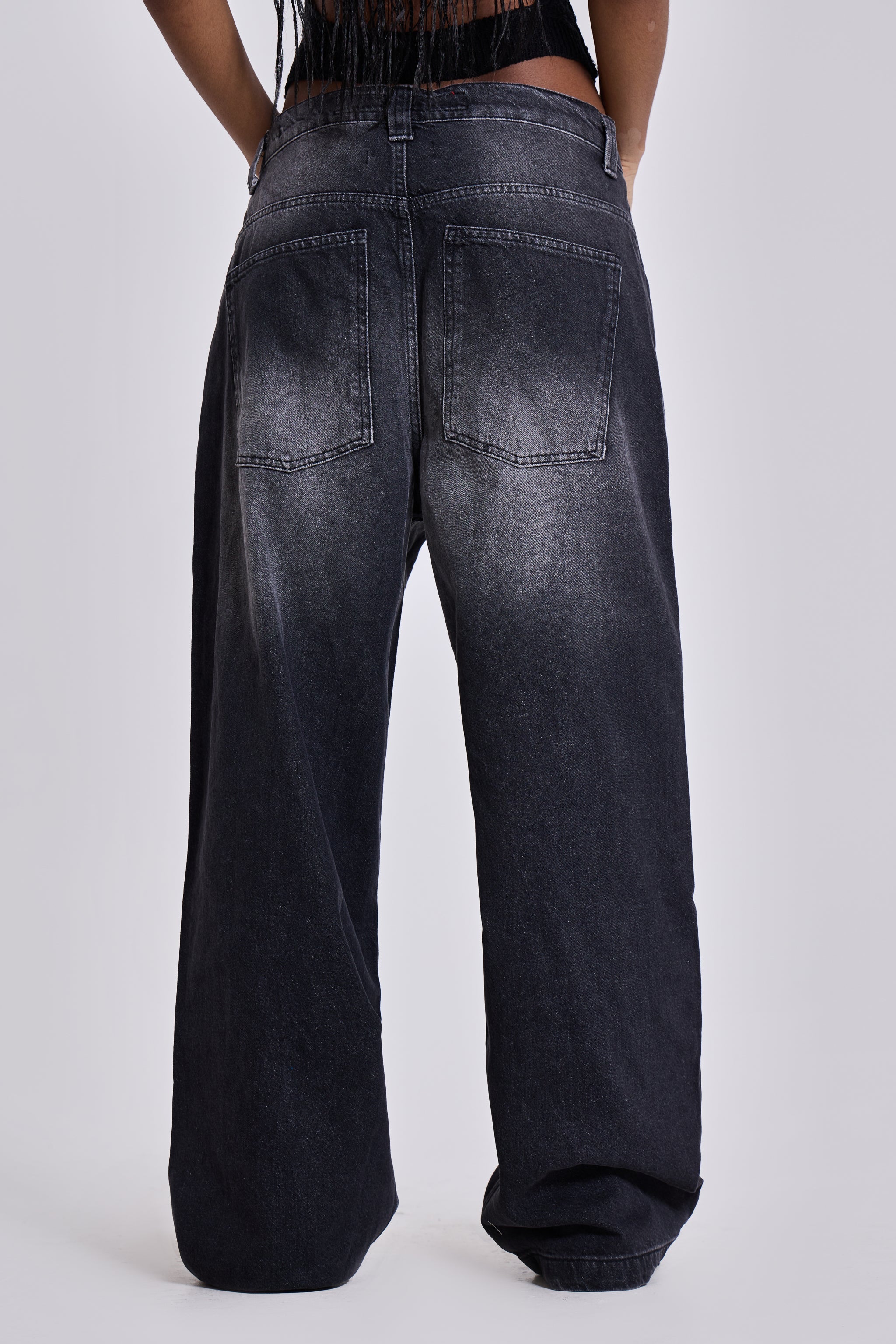 Washed Black Colossus Jeans