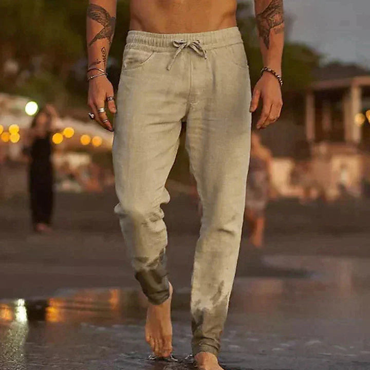 LORANO FIRENZE | LINEN BEACH PANTS