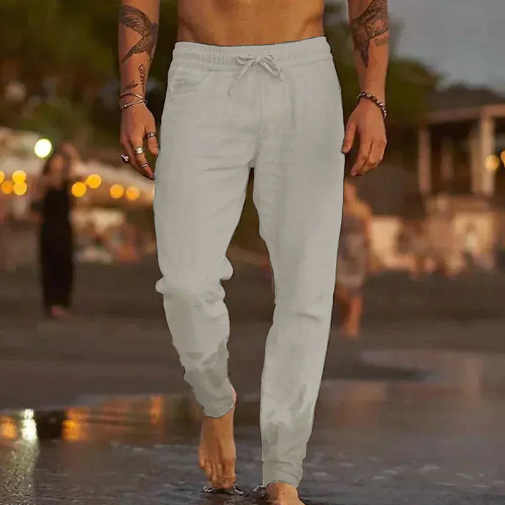 LORANO FIRENZE | LINEN BEACH PANTS