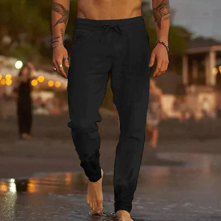 LORANO FIRENZE | LINEN BEACH PANTS