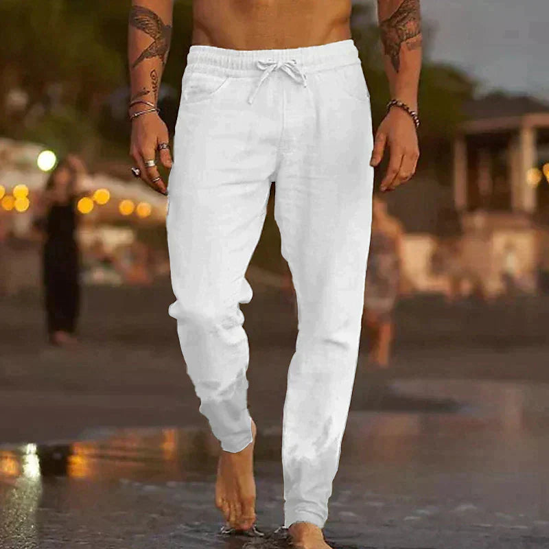LORANO FIRENZE | LINEN BEACH PANTS