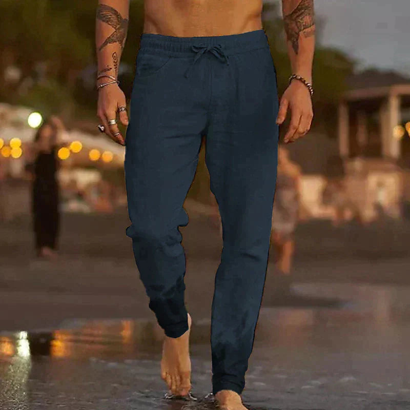 LORANO FIRENZE | LINEN BEACH PANTS