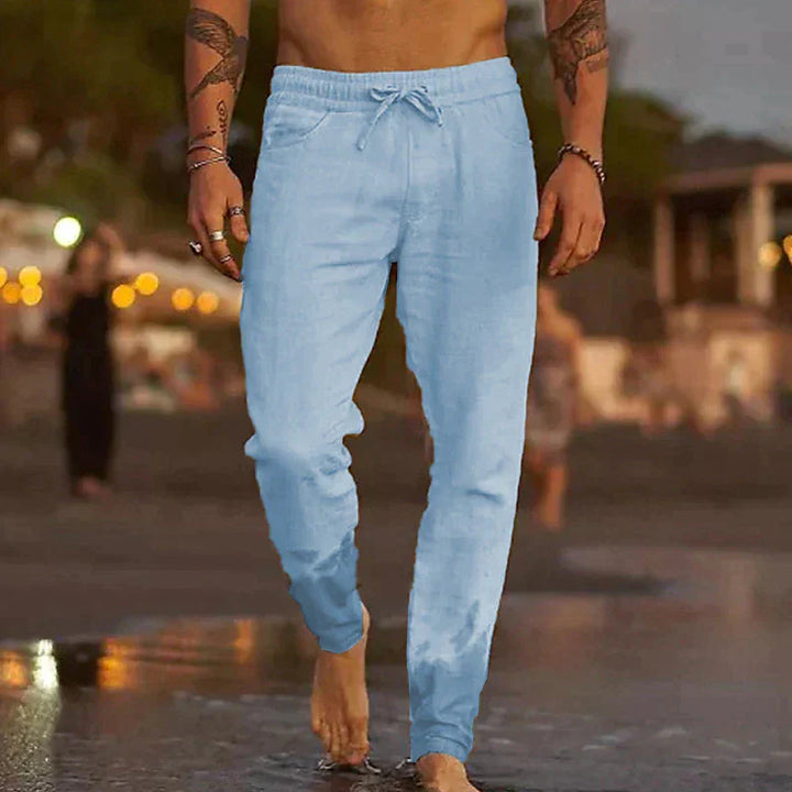 LORANO FIRENZE | LINEN BEACH PANTS