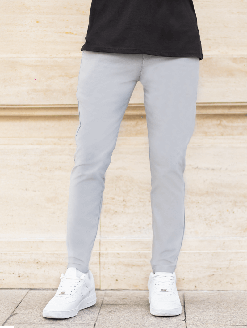 Noa Stretch Pants - Light Grey