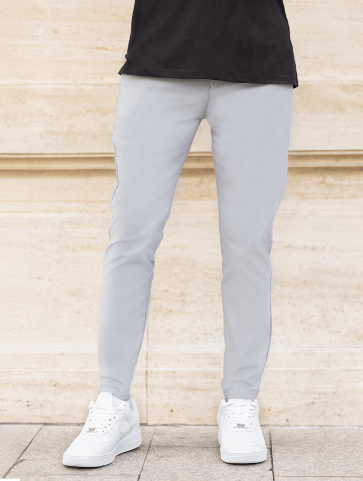 Noa Stretch Pants - Light Grey