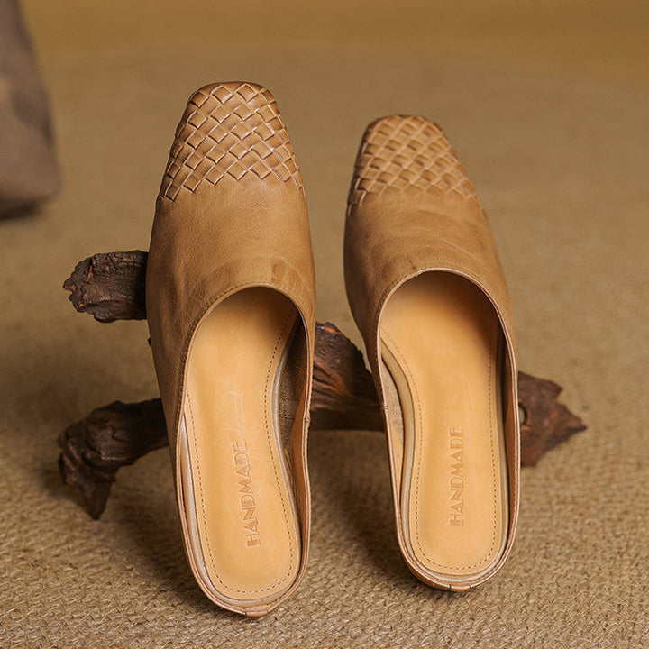 Annalex Genuine Leather Mules