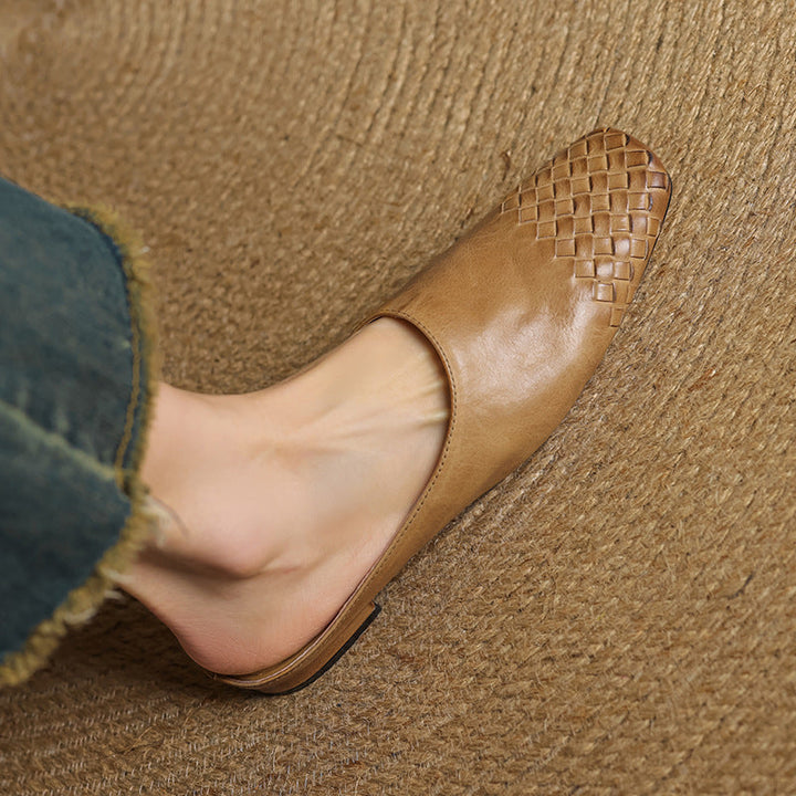 Annalex Genuine Leather Mules