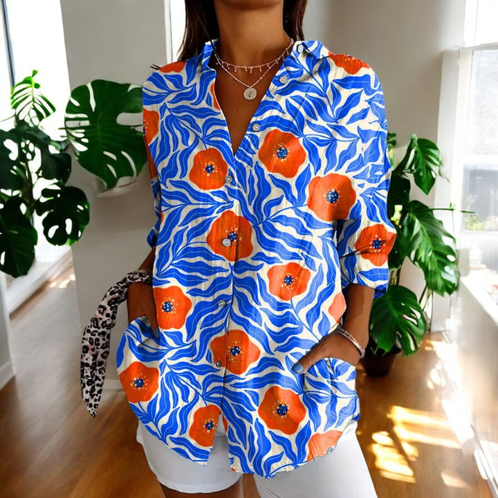Irene | Stylish Floral Blouse