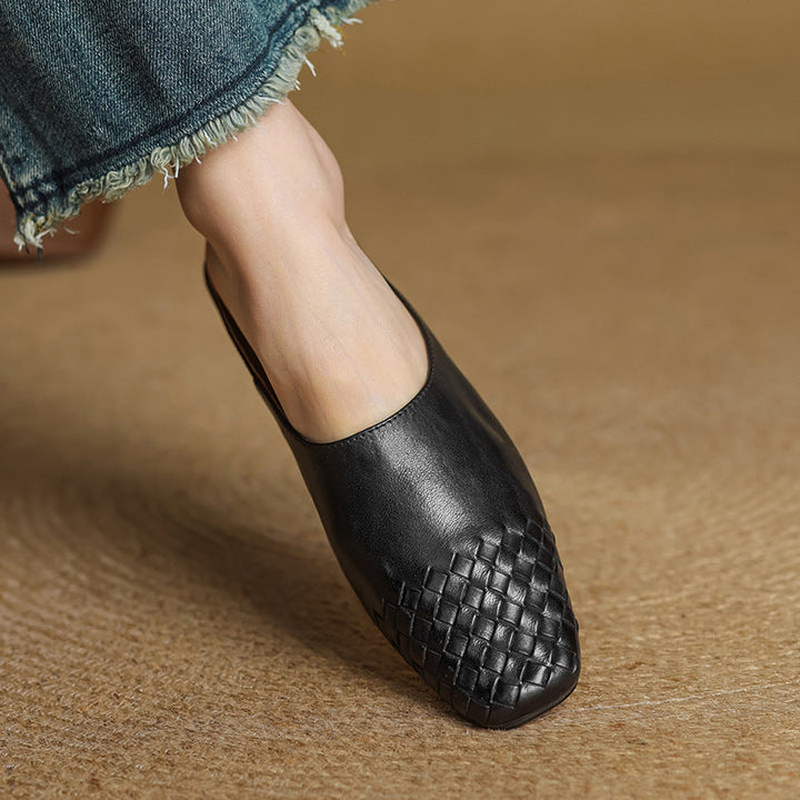 Annalex Genuine Leather Mules