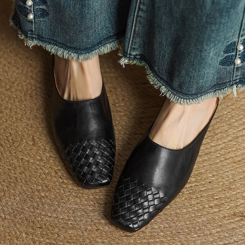 Annalex Genuine Leather Mules