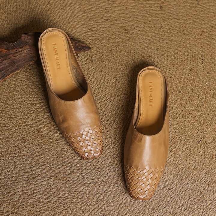 Annalex Genuine Leather Mules