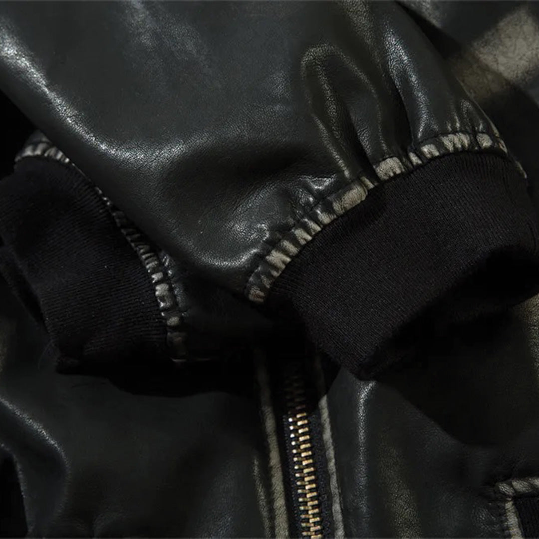 Patchwork Cargo Denim Jacket