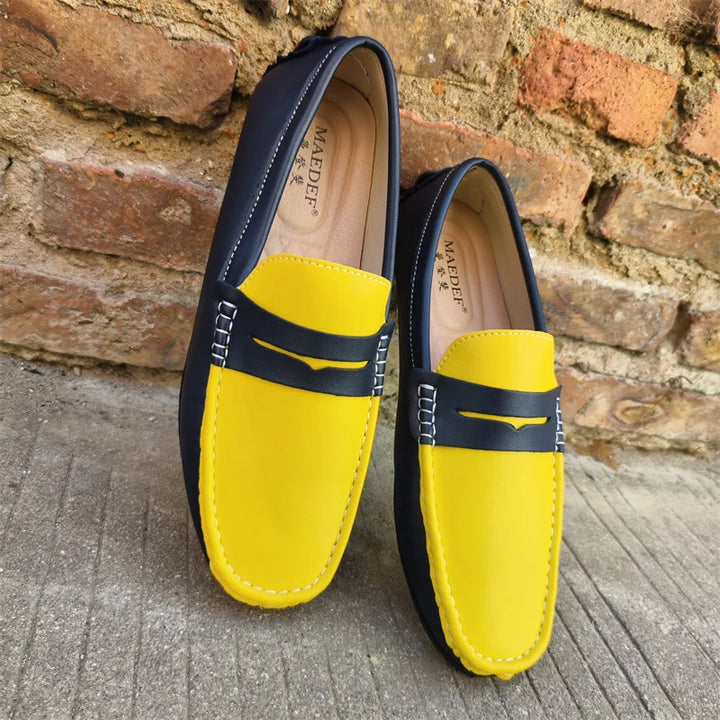 Urban Vogue™ Torino Croc-Texture Loafers