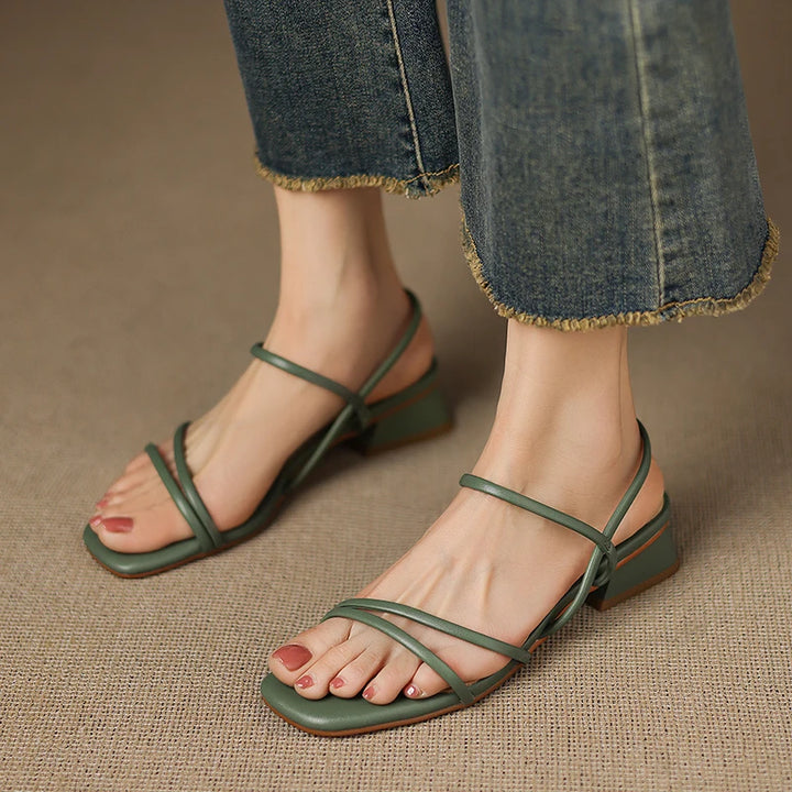 Lorissa | Leather High Heel Sandals