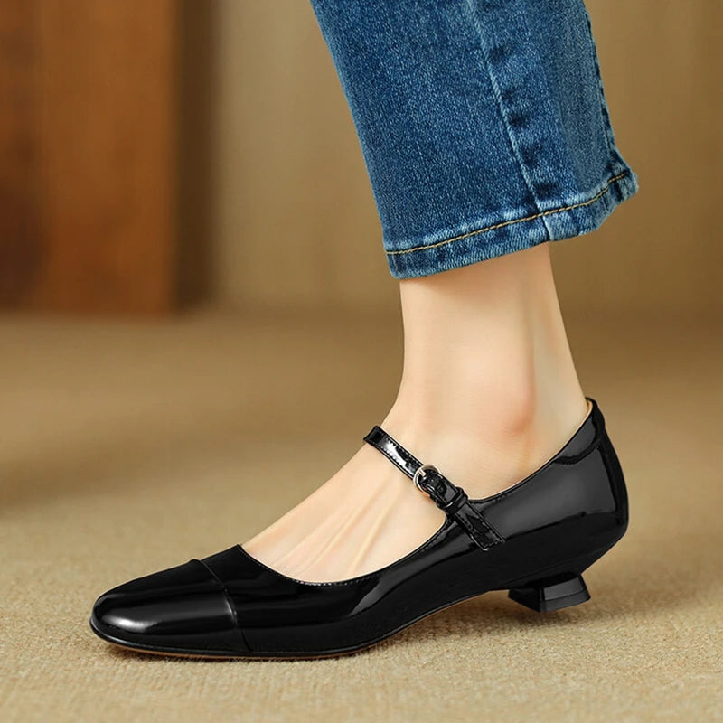 Marivelle | Leather Mary Janes