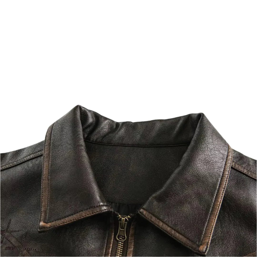 Patchwork Cargo Denim Jacket